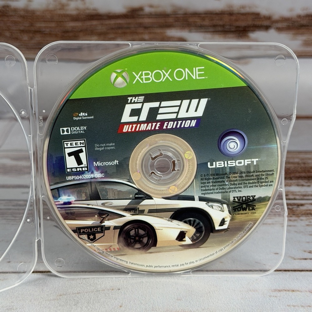 The Crew: Ultimate Edition (Microsoft Xbox One, 2016) Disc Only Used